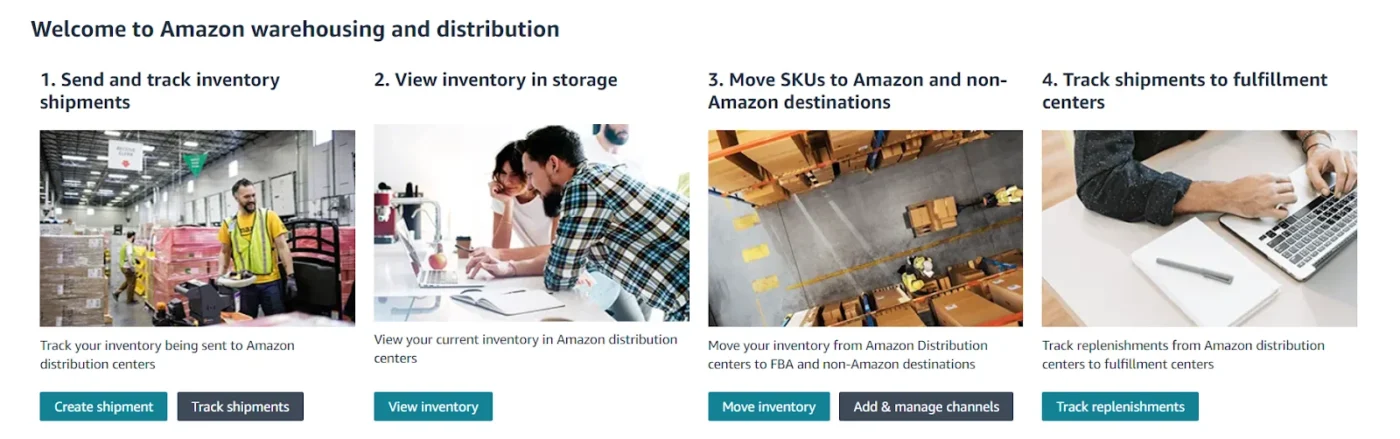 Welcome to Amazon warehousing and distribution