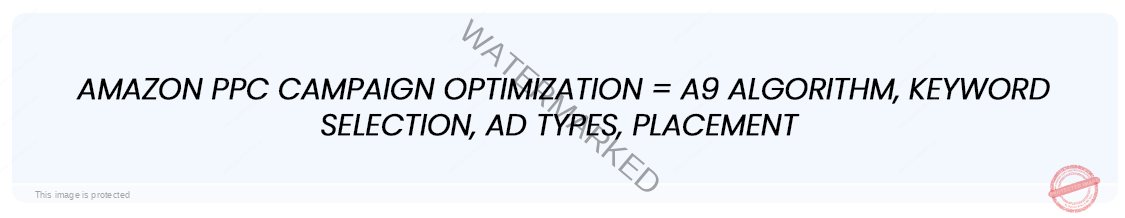 Formula for Amazon PPC Campaign Optimization 