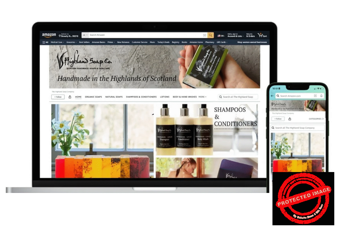 A comparative overview of poor vs. optimized Amazon Storefront