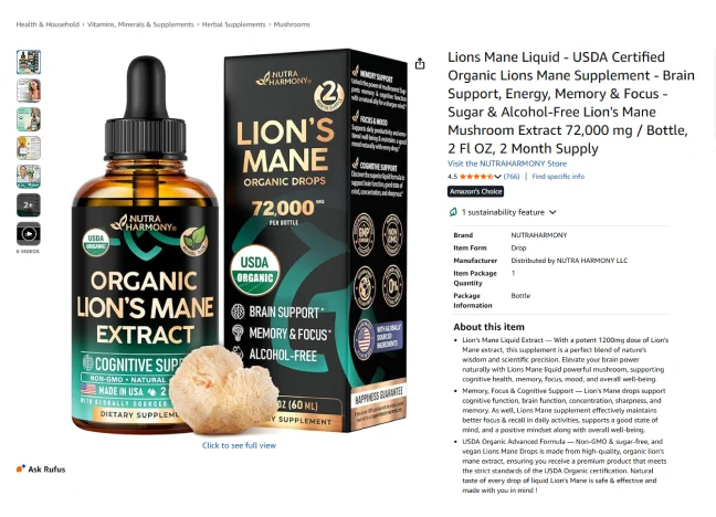 Amazon SEO Service Example