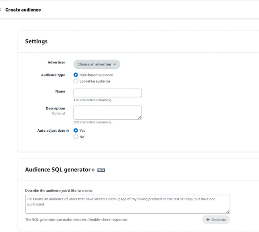 Image showing use case of Amazon Marketing Cloud that helps in custom audience creation