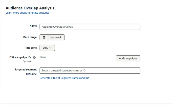 image showing audience overlap analysis use case of Amazon Marketing Cloud