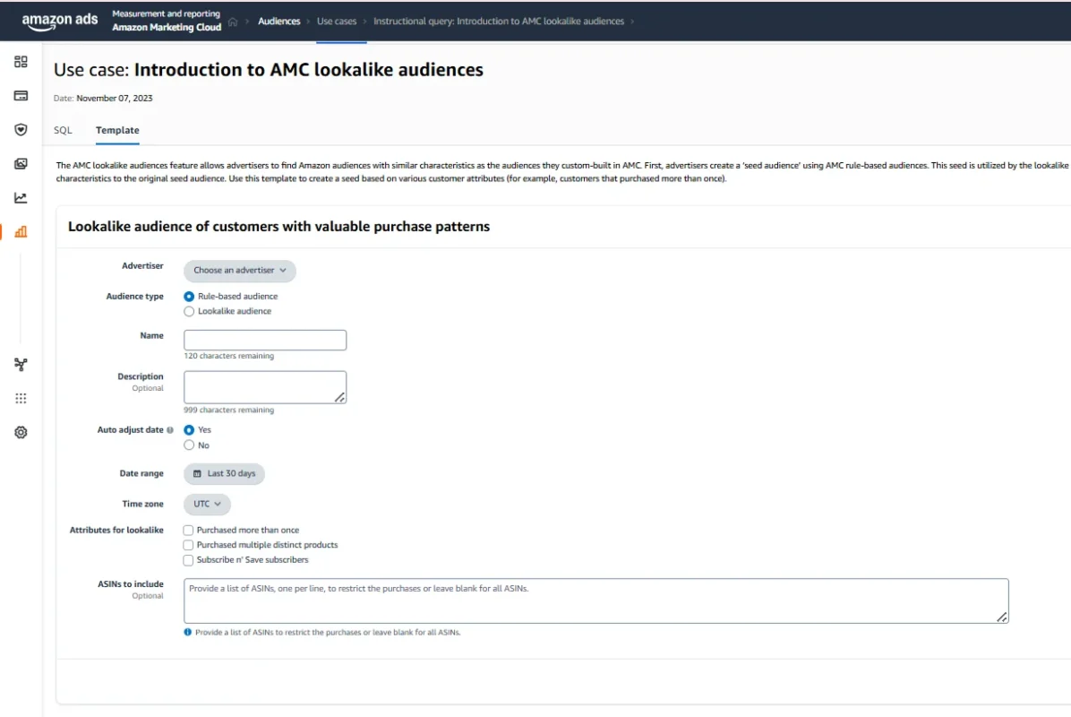 image showing lookalike use case of Amazon Marketing Cloud