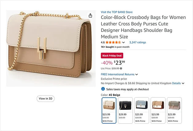 Amazon SEO Description Example