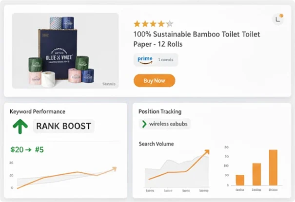 Amazon Listing Optimization Dashboard