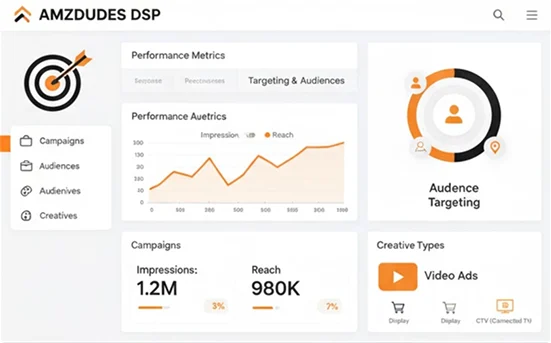 Amazon DSP Dashboard Example