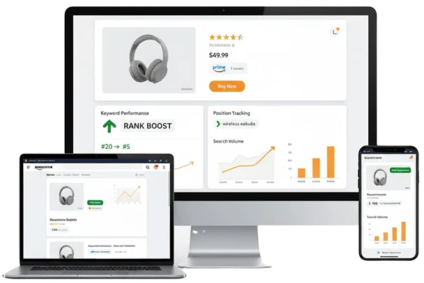 Amazon Keyword Ranking Dashboard