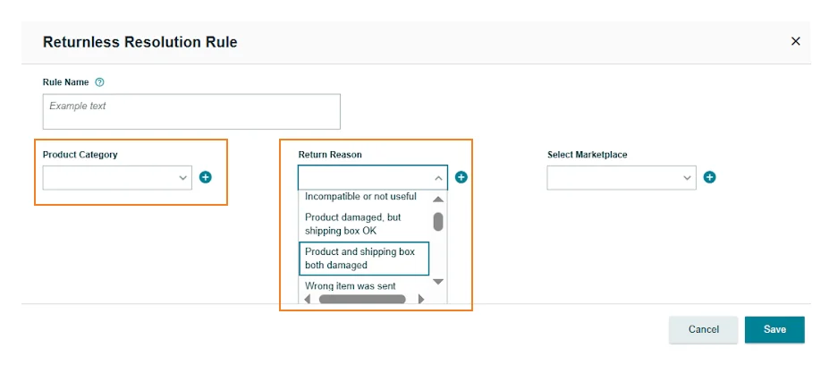 image showing step 4 of how to enable Amazon returnless refund