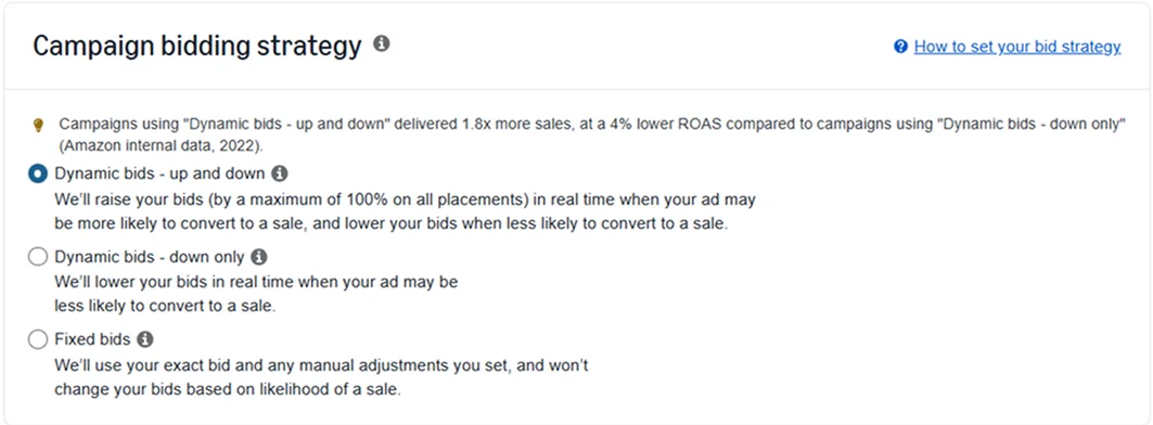 image showing campaign bidding strategies