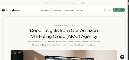 Brand Woven homepage