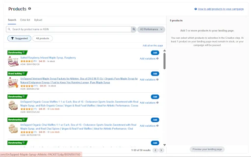 image showing step 3 of amazon headline search ads campaign